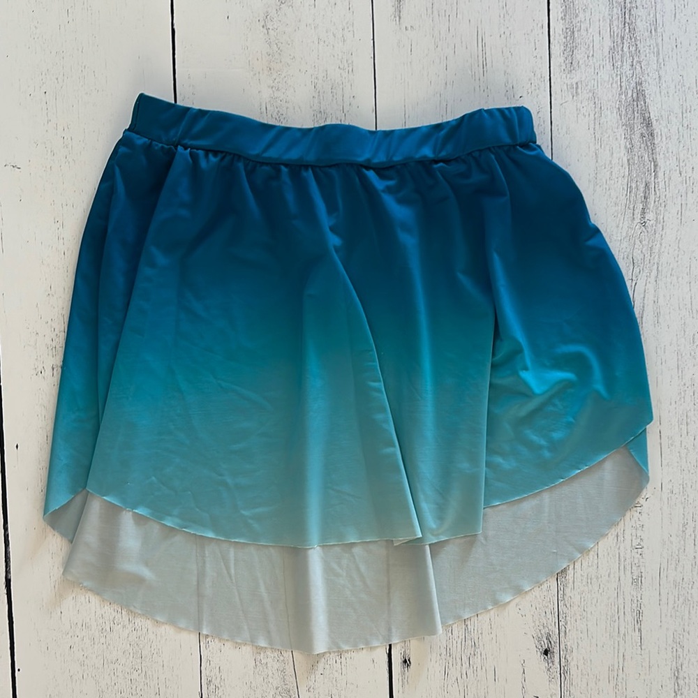 Balera Blue and White Skater Mini Skirt dance skirt SA